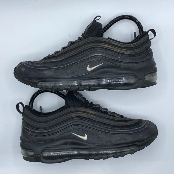 Nike Air Max 97 Trainers Triple Black 2019 UK Size 6 - Picture 3 of 7